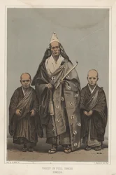 Priest in Full Dress, Simoda, 1855